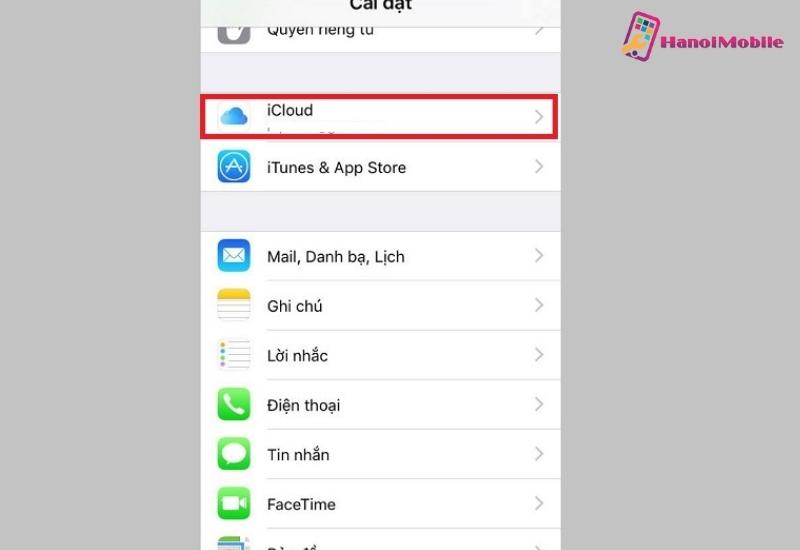 Cách đồng bộ danh bạ iPhone với iCloud